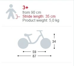 Bicicleta fara pedale - Puky-4002
