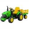 Tractor, JD Ground Force, Peg Perego, WTrailer